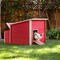 New Age Pet Jumbo Fontana Chicken Barn in Red ECHK503_B-RD - alternate 2